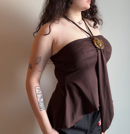 Brown Top - Size S