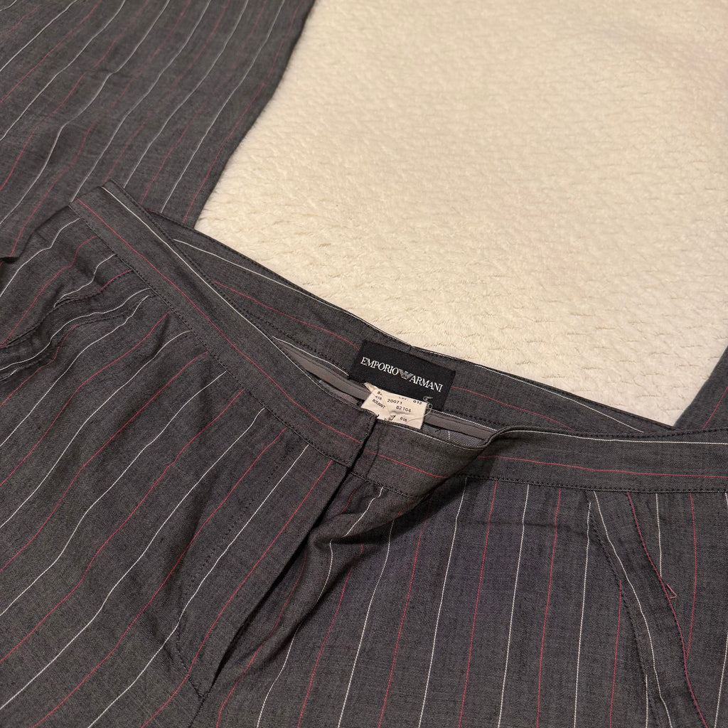 Emporio Armani Grey Trousers - Size S
