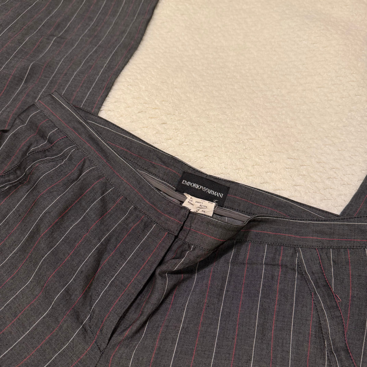 Emporio Armani Grey Trousers - Size S