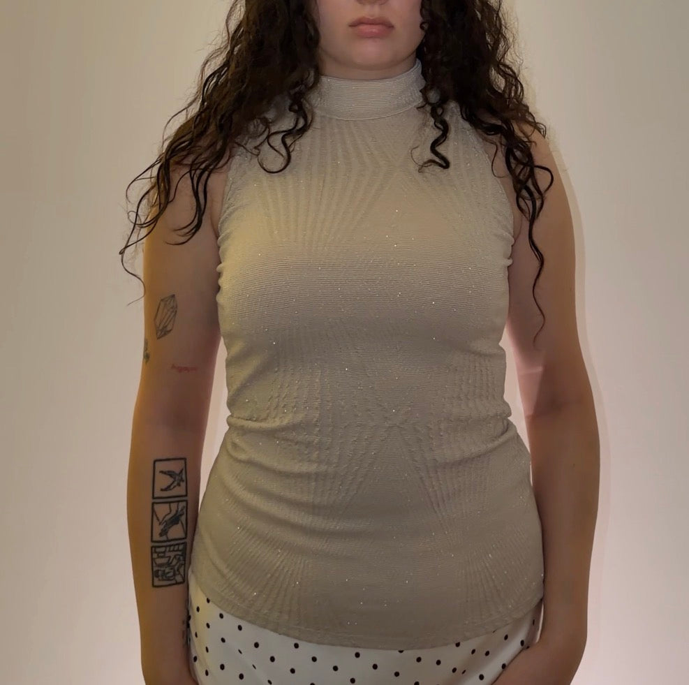 Beige Morgan Top - Size S