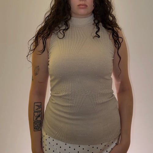 Beige Morgan Top - Size S