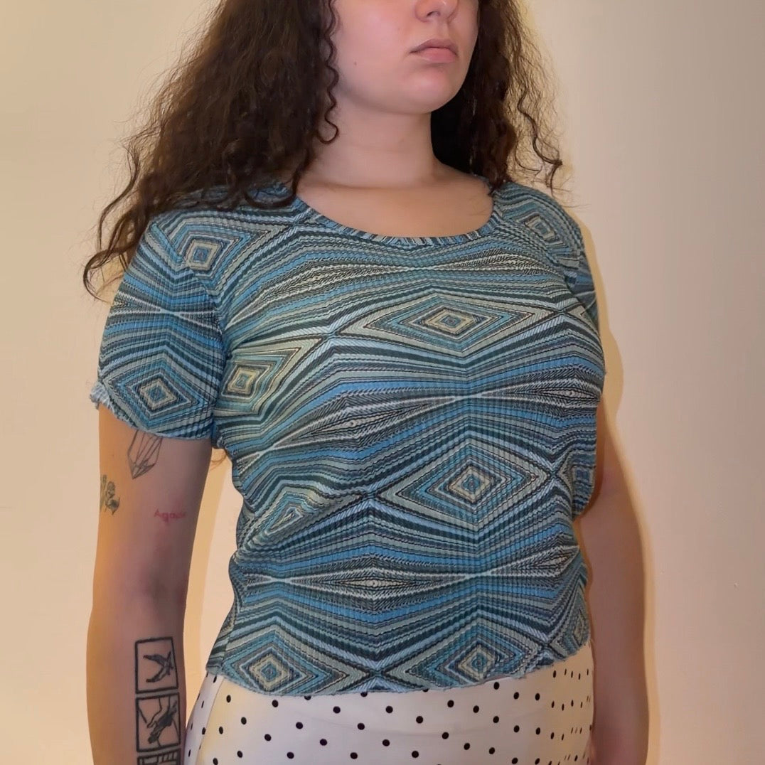 Short Sleeve blue t-shirt - Size S