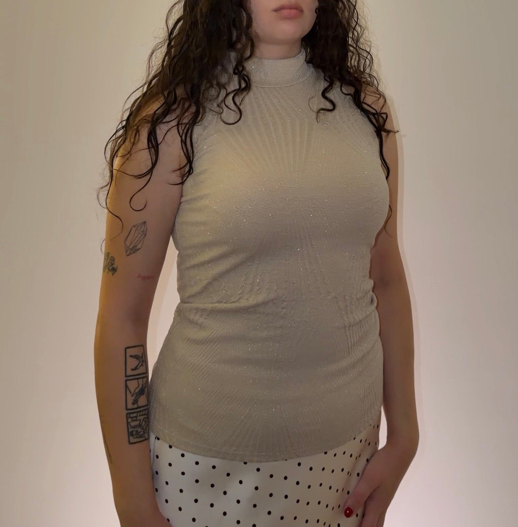 Beige Morgan Top - Size S