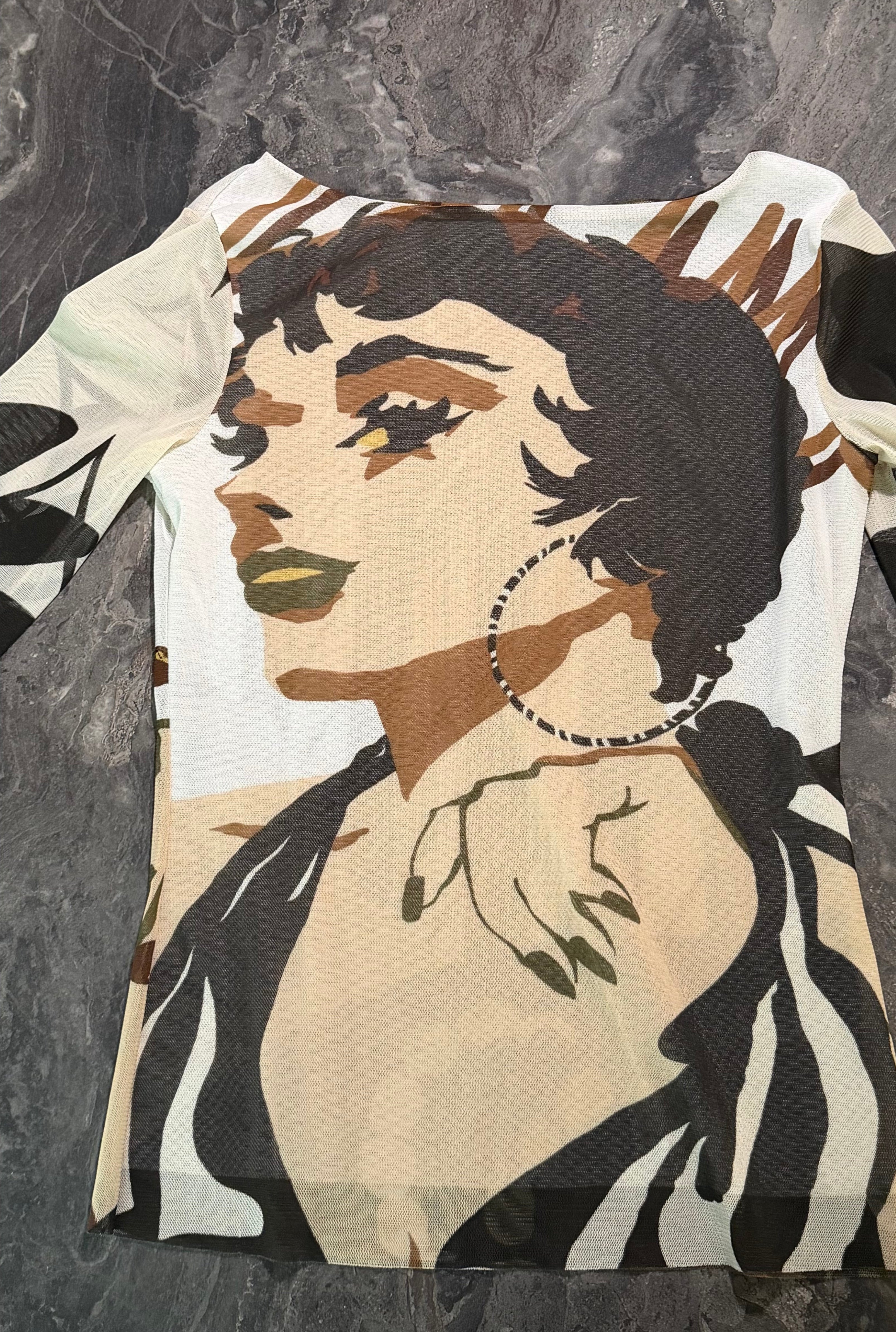 Pop Culture Printing Top - Size S