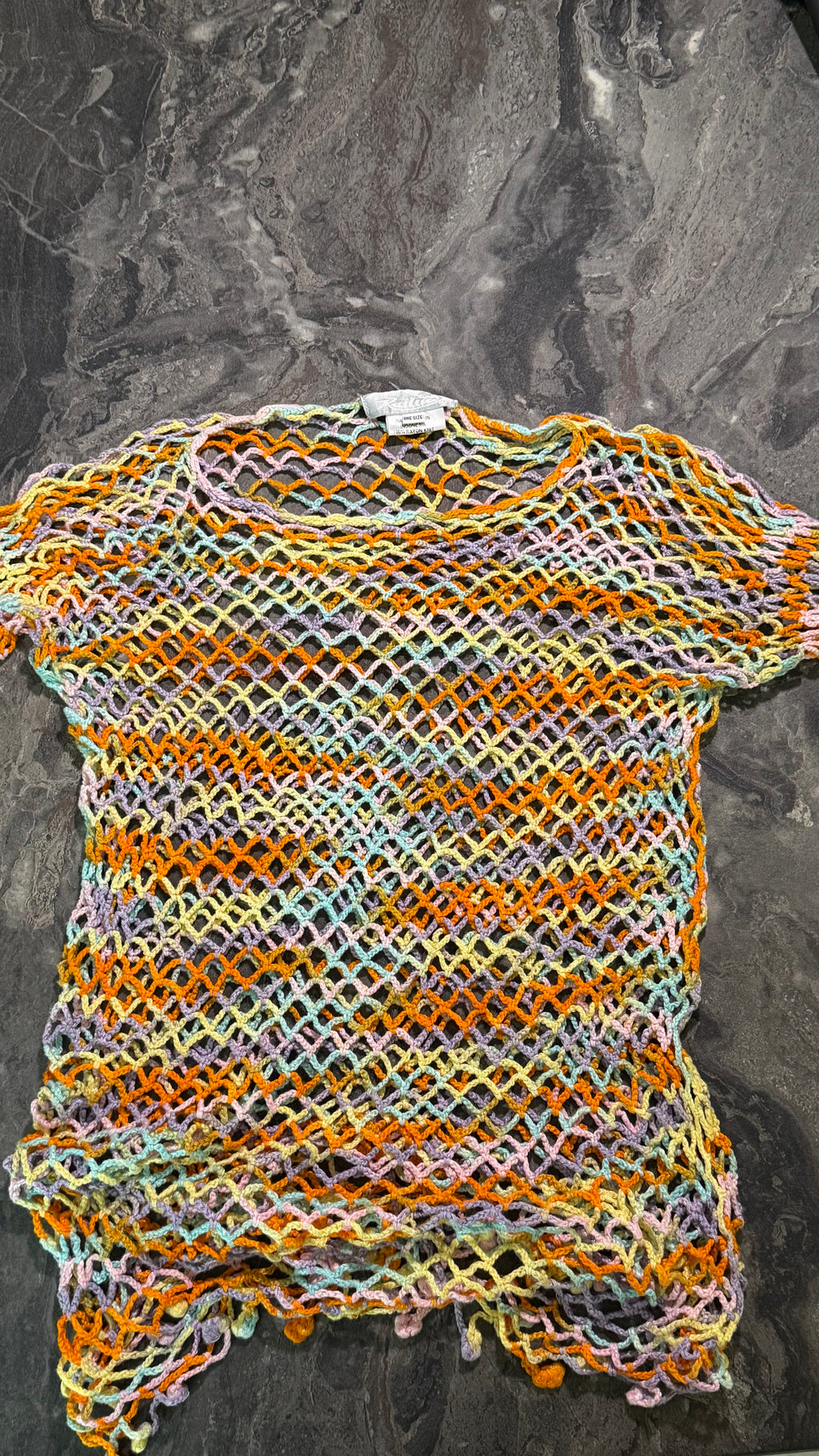 Multicolor Sheer Knit Jumper - Size S