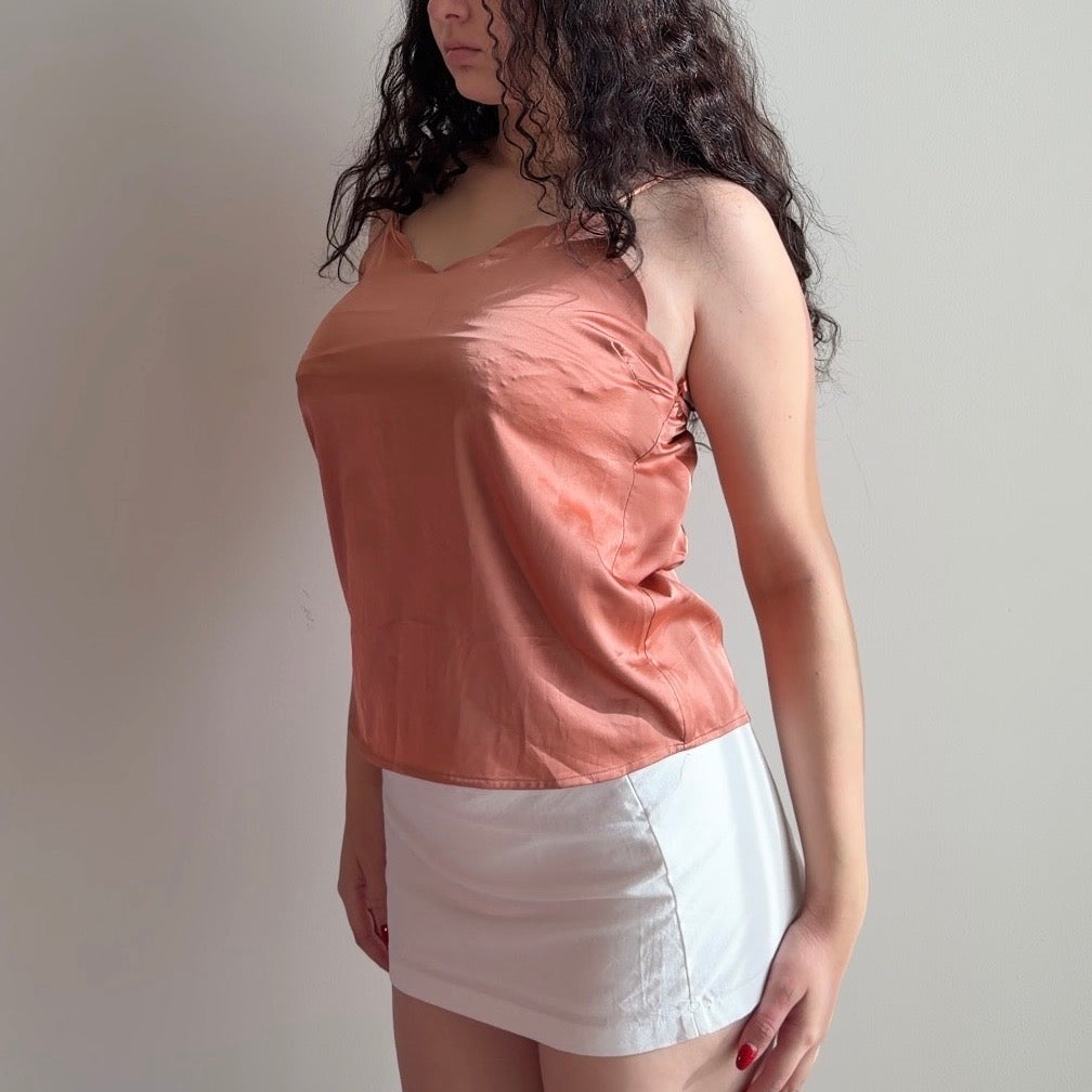 Pink Silk Top - Size M