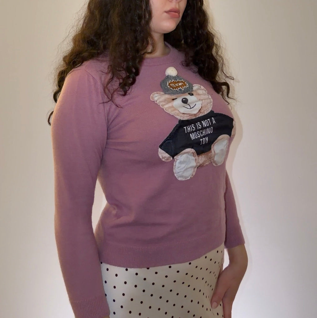 Moschino Pink Sweater - Size S