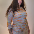 Multicolor Sheer Knit Jumper - Size S