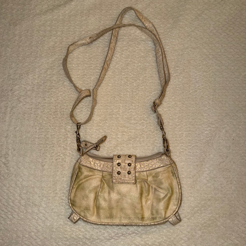 Beige bag with cross