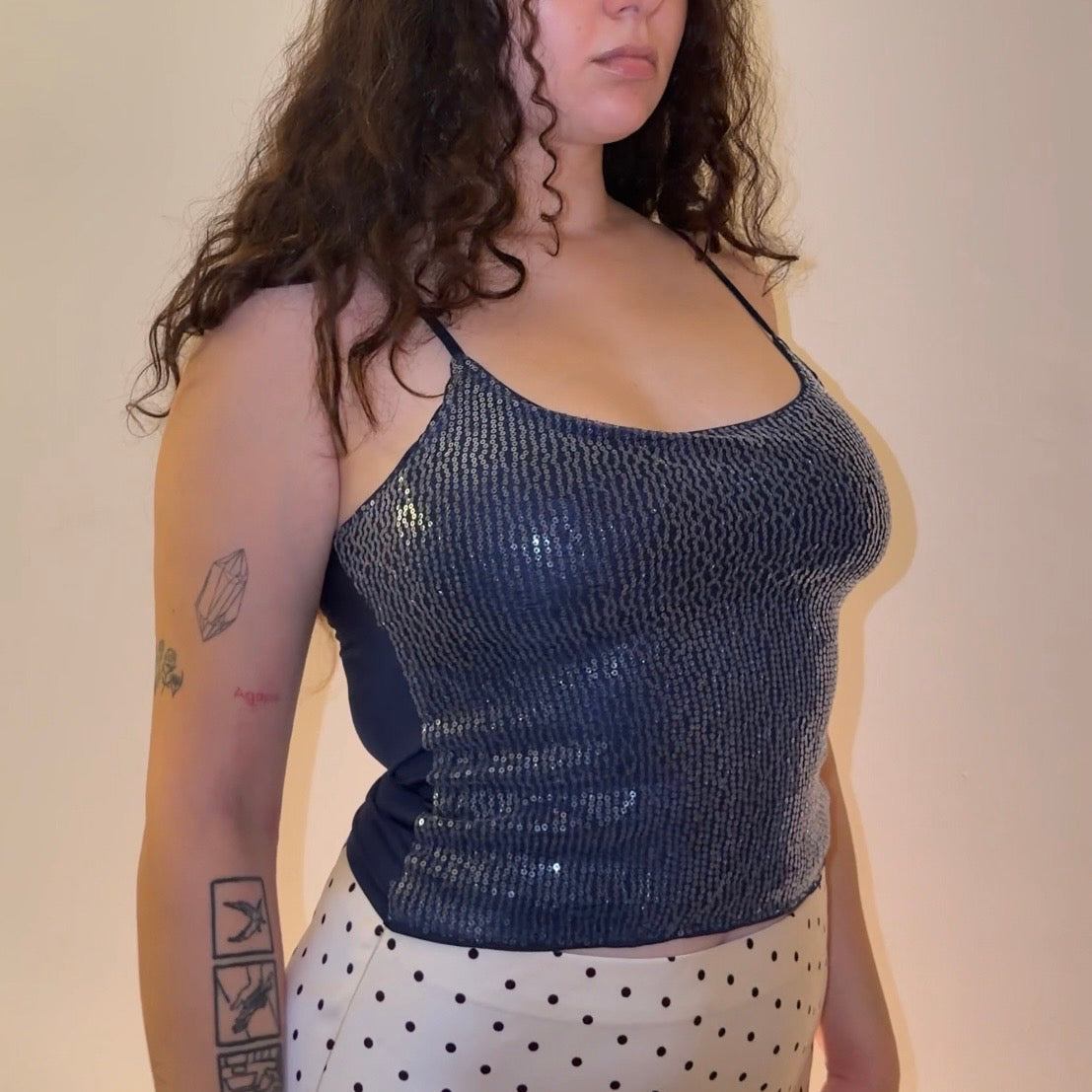 Navy Blue Top - Size M