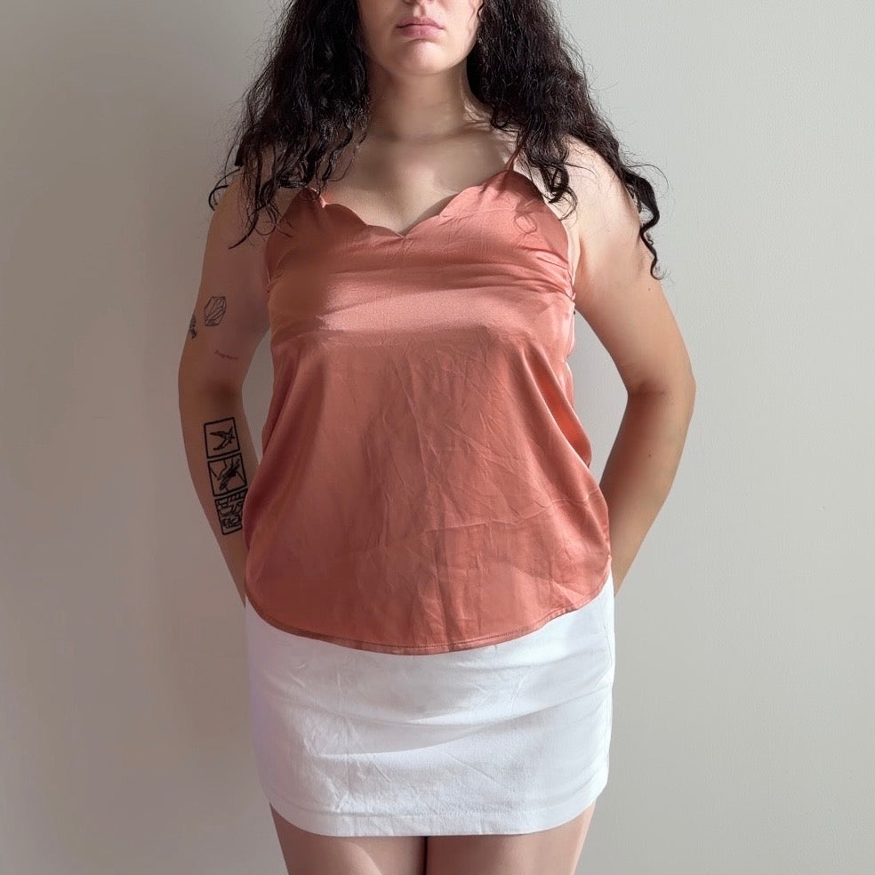 Pink Silk Top - Size M