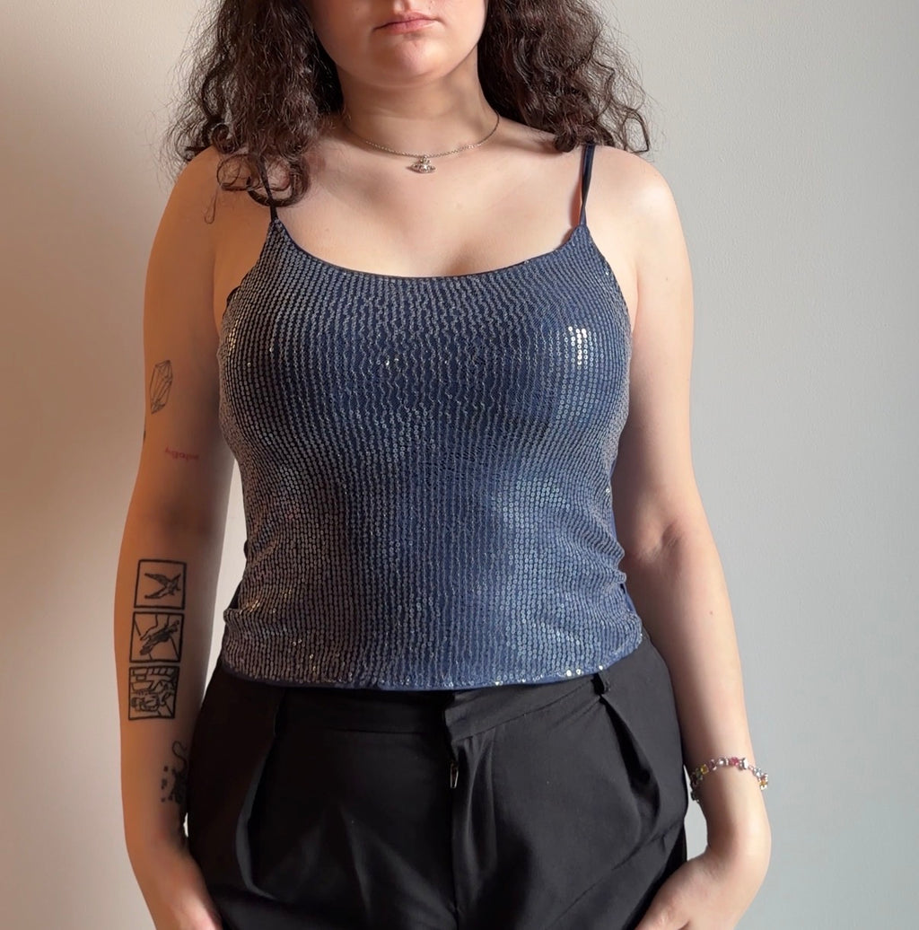 Navy Blue Top - Size M