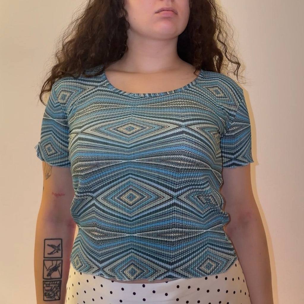 Short Sleeve blue t-shirt - Size S