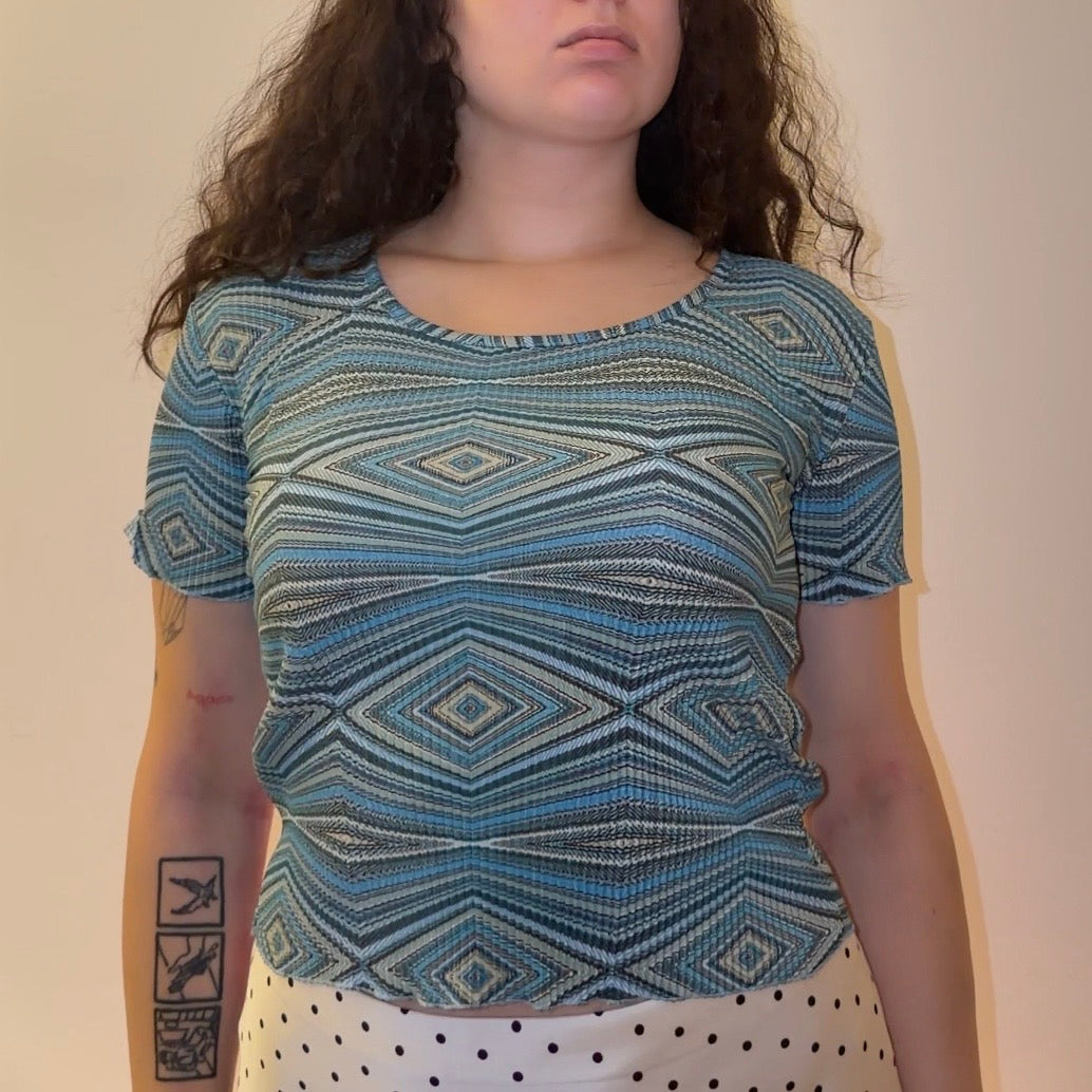Short Sleeve blue t-shirt - Size S