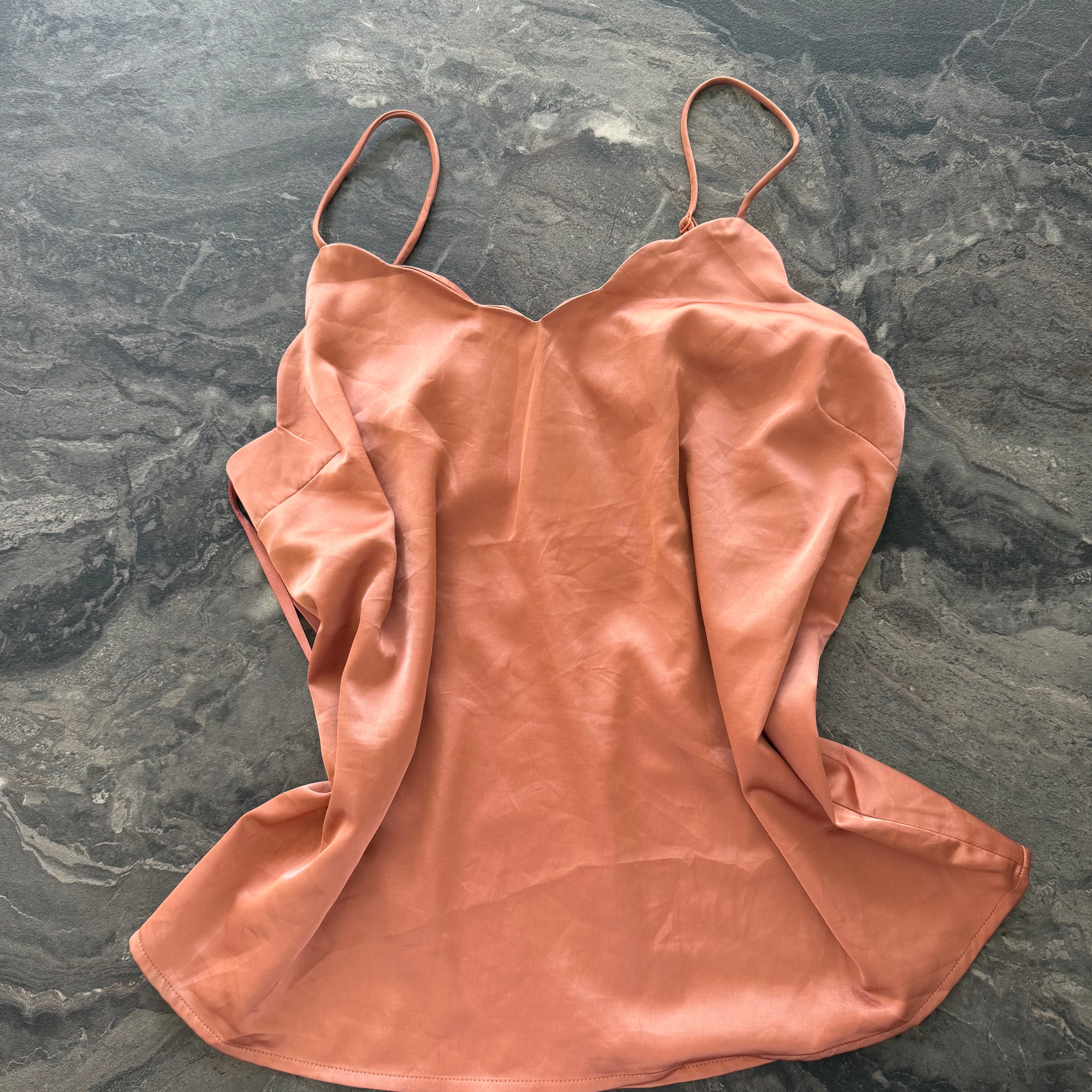 Pink Silk Top - Size M