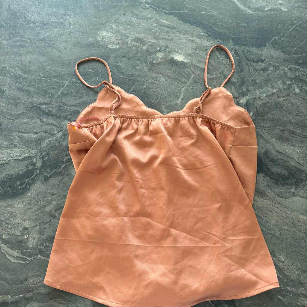 Pink Silk Top - Size M