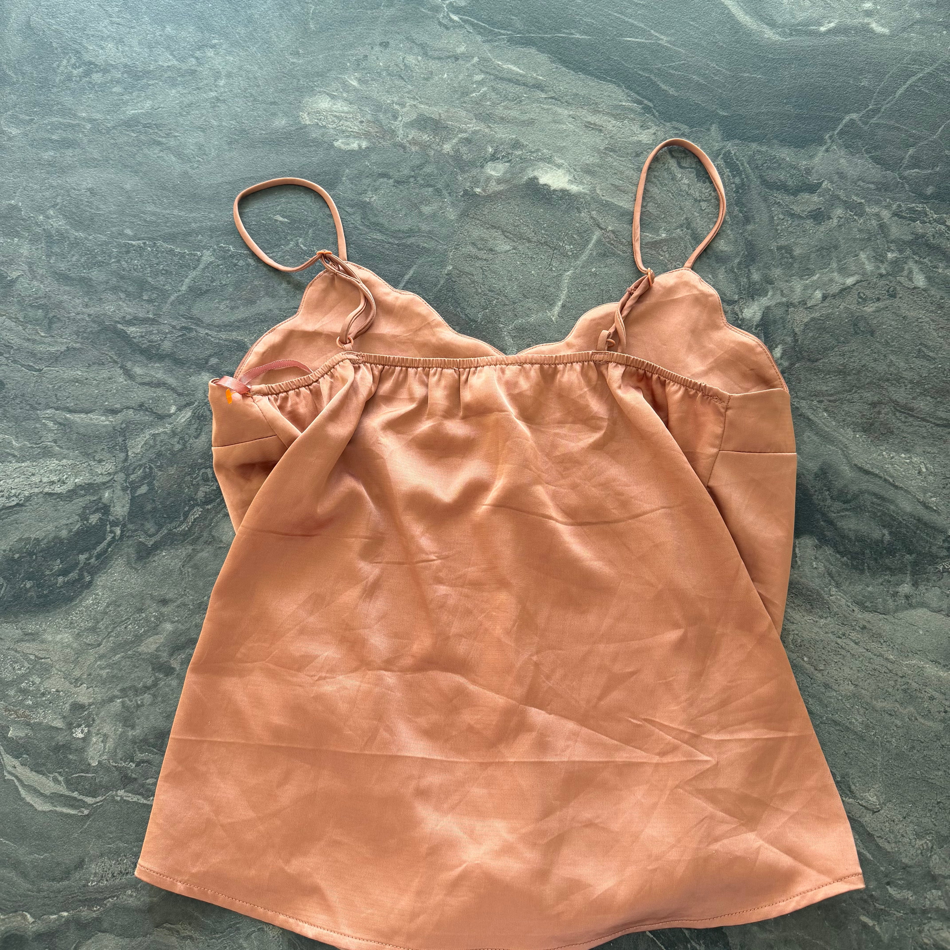 Pink Silk Top - Size M