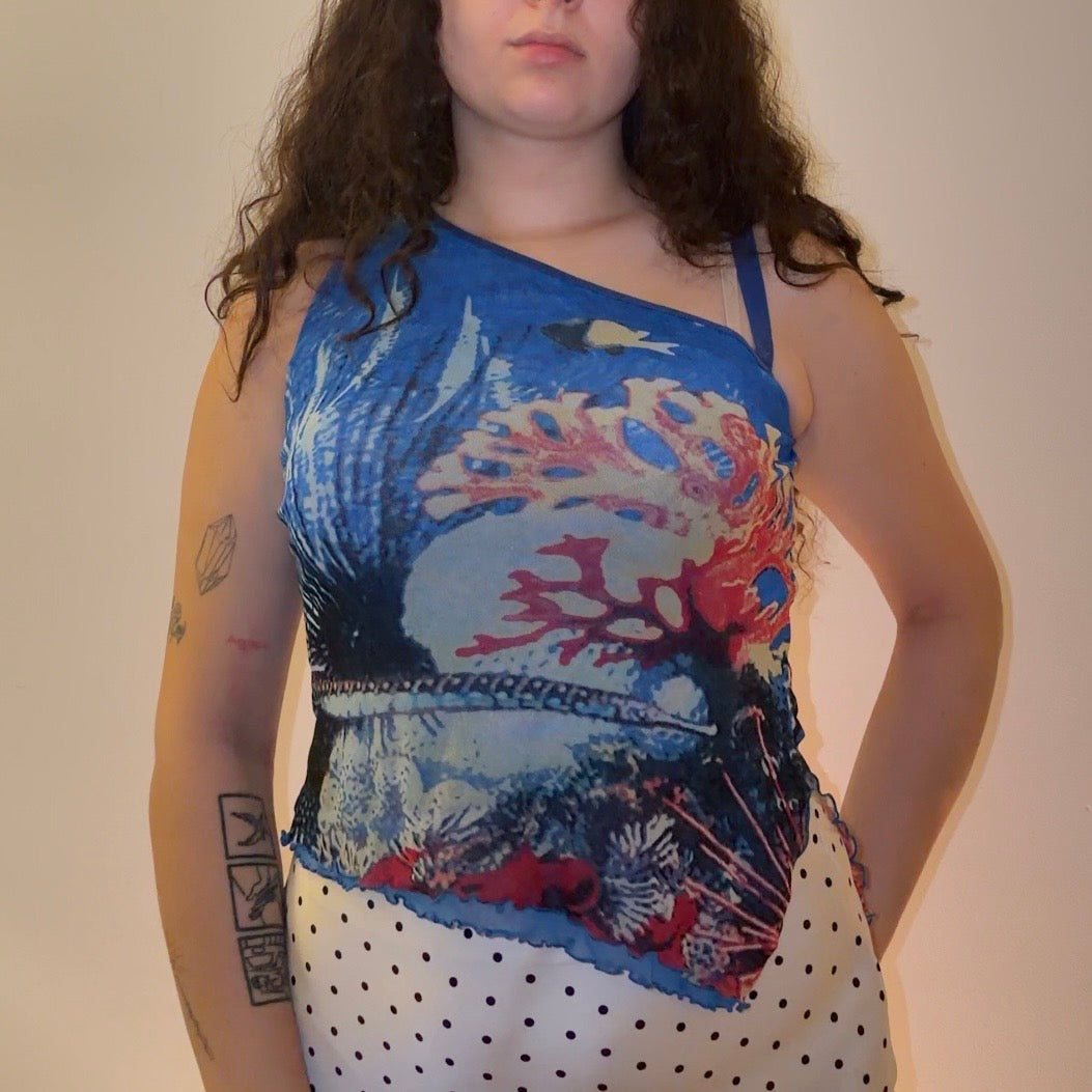 Blue sea top - Size S