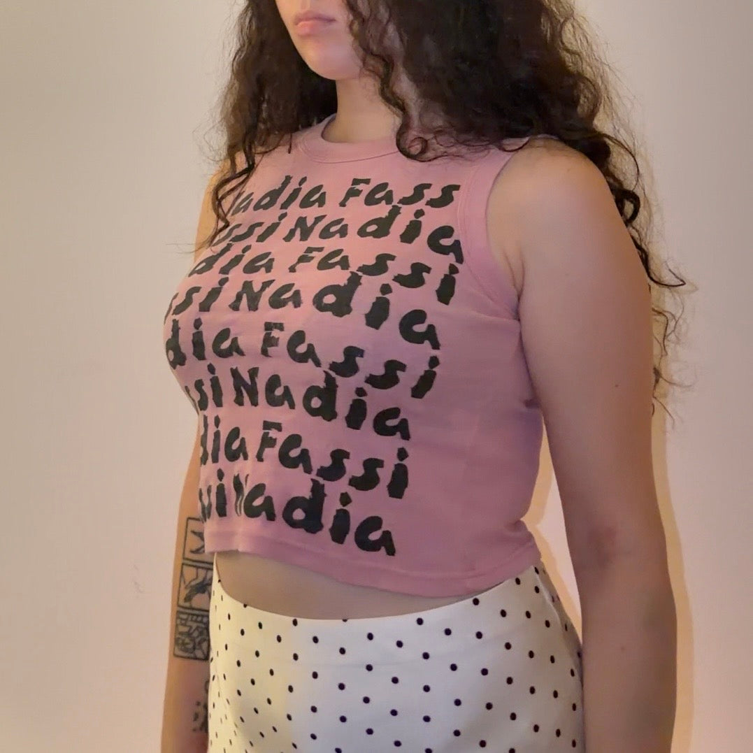 Pink Nadia Fassi Sport Couture Top - Size S
