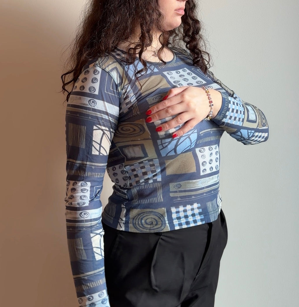Geometrical Long Sleeve - Size S