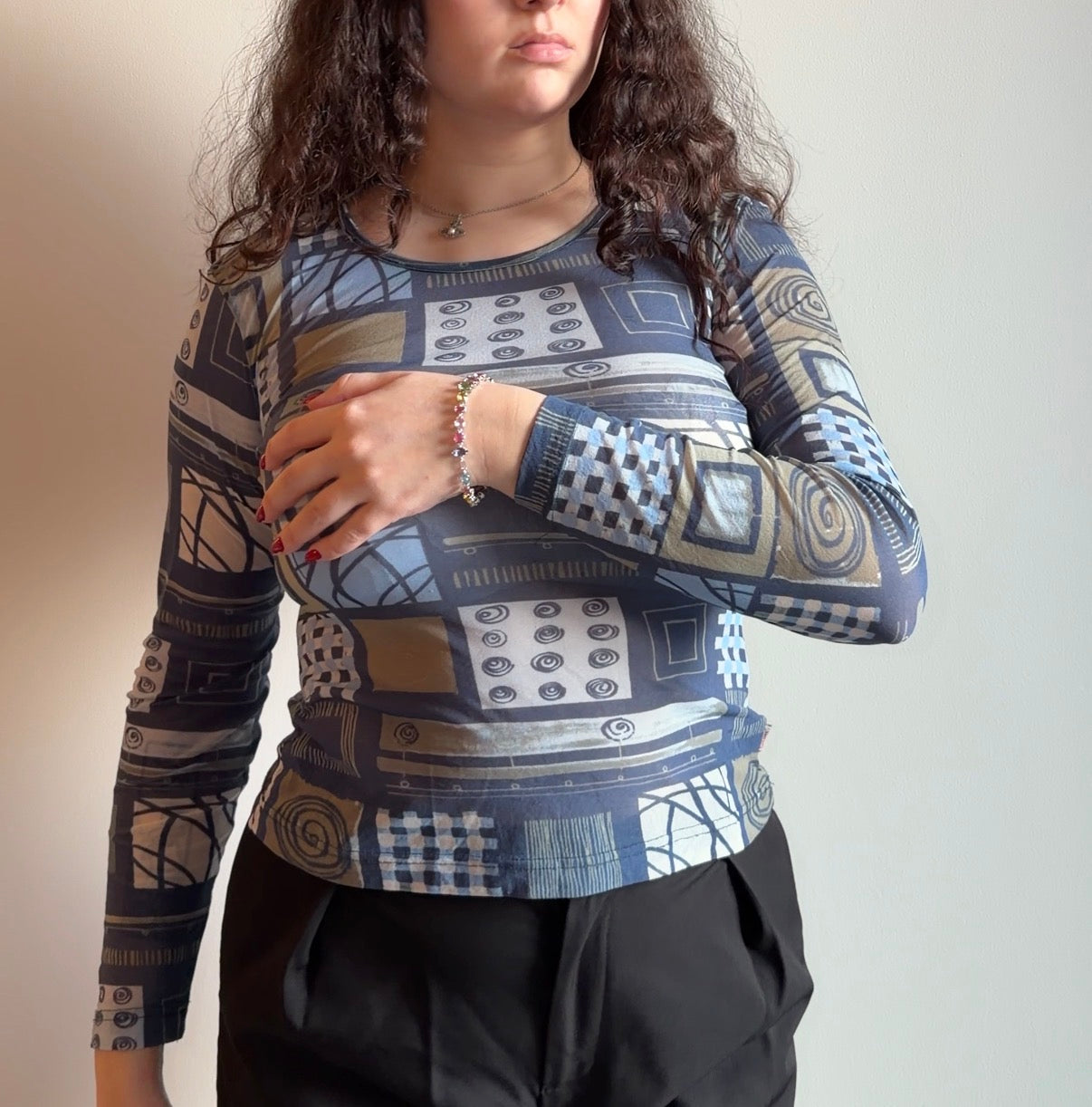 Geometrical Long Sleeve - Size S
