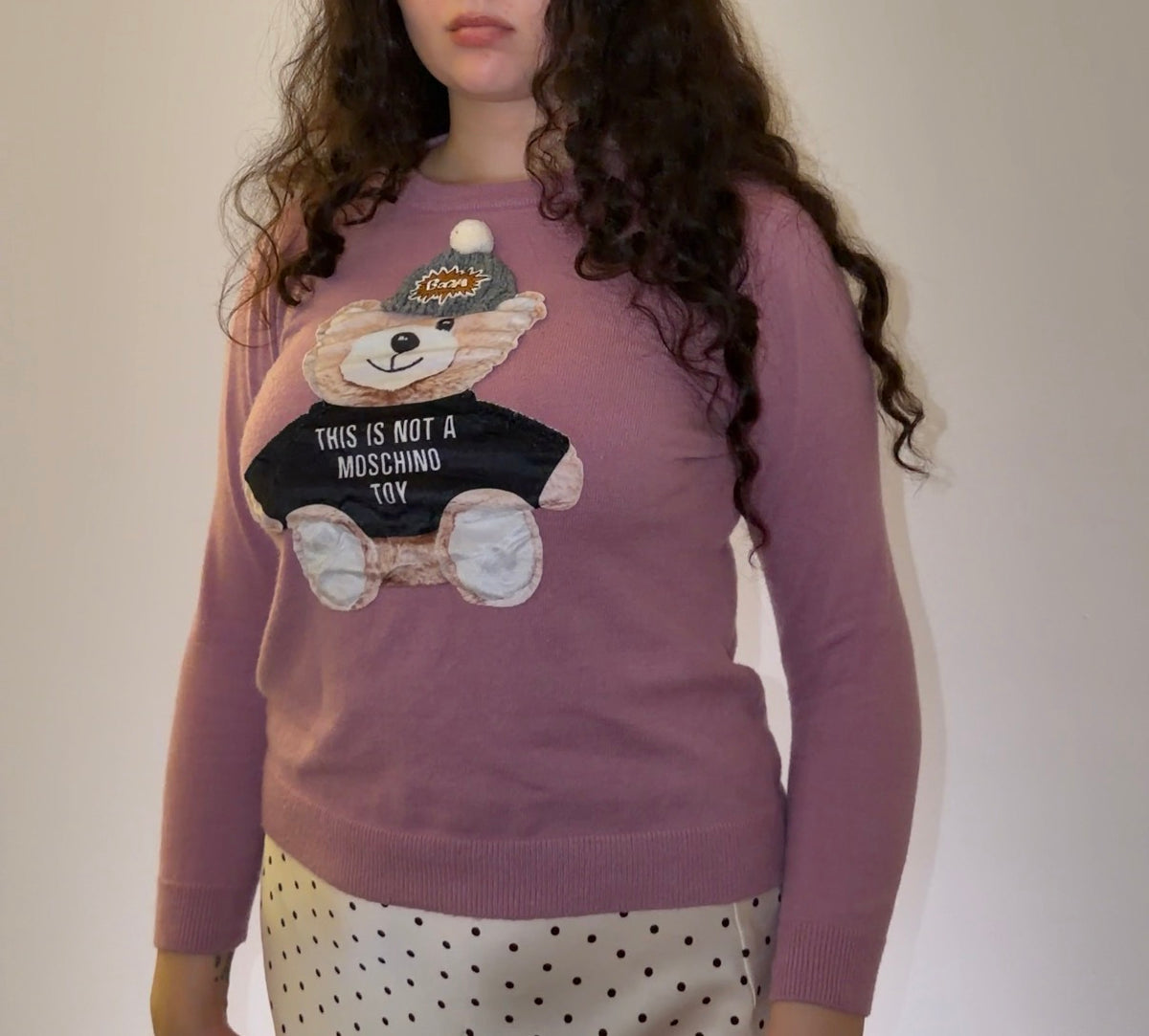 Moschino Pink Sweater - Size S