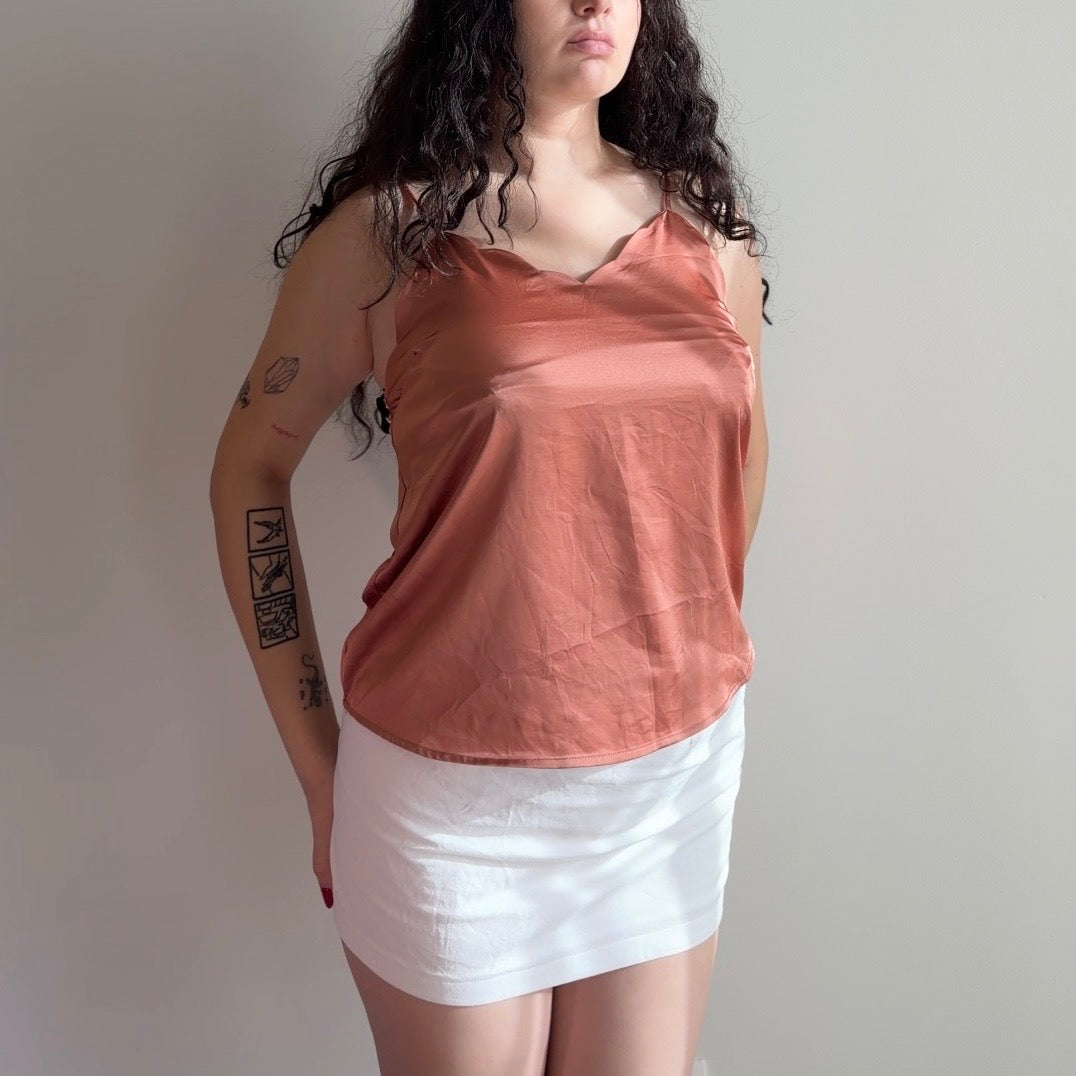 Pink Silk Top - Size M
