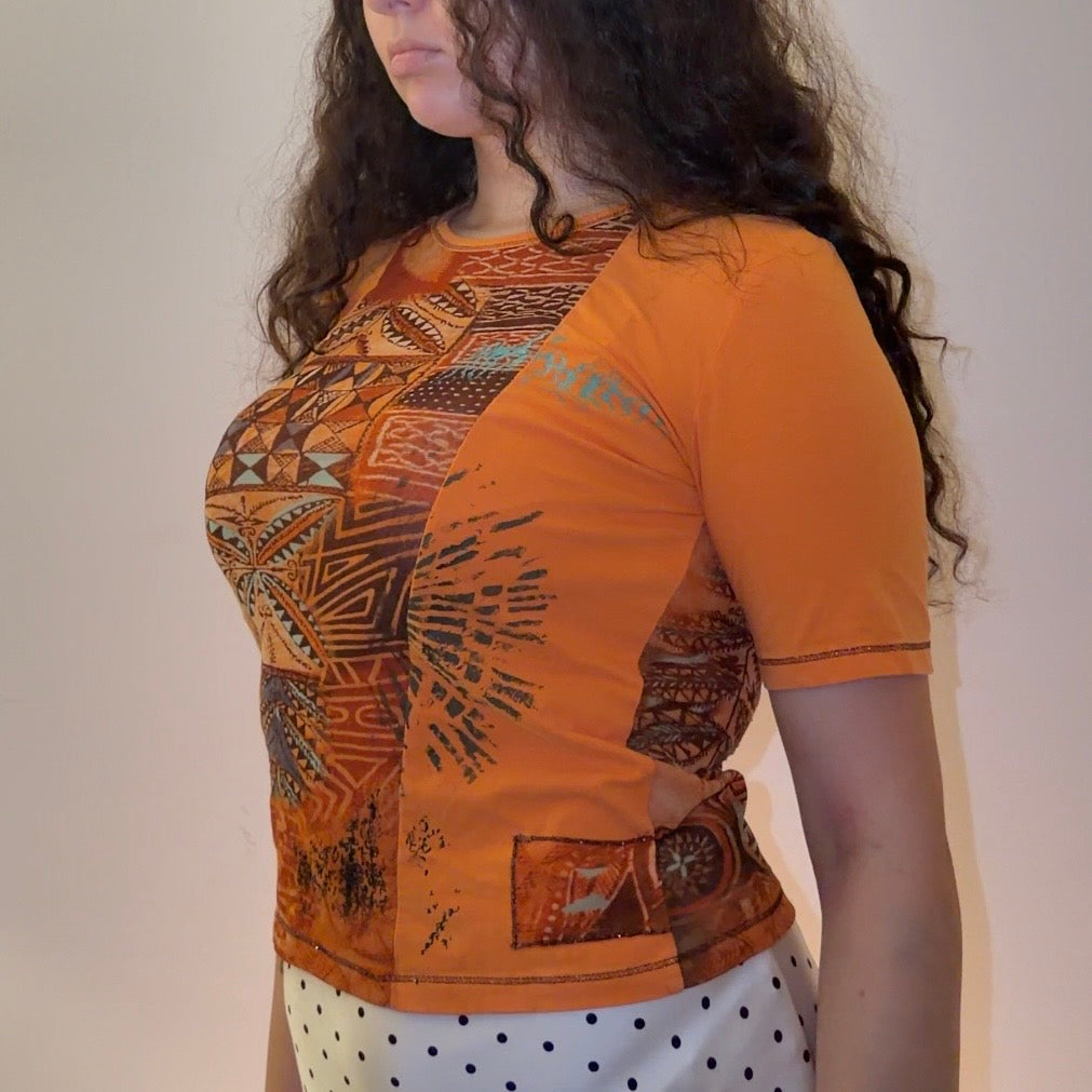 Orange T-shirt - Size M