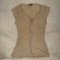 Beige Top of United Colors of Benetton - Size XS