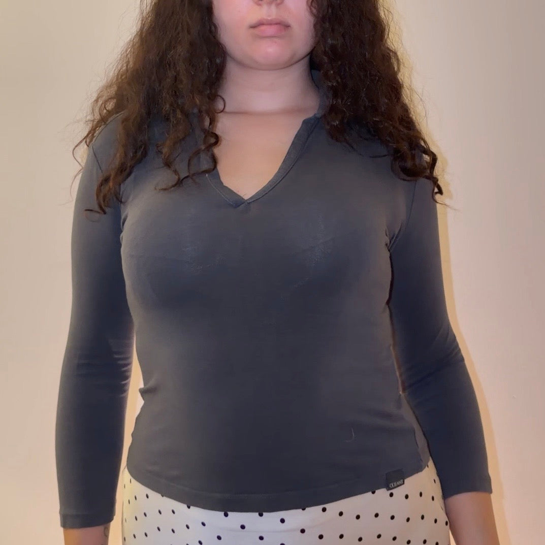 Grey Calvin Klein Sport Shirt - Size M