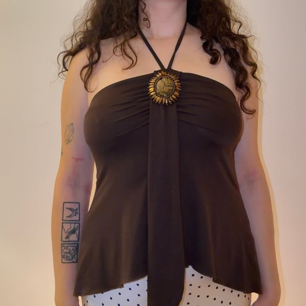 Brown Top - Size S