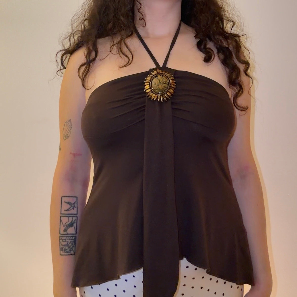 Brown Top - Size S