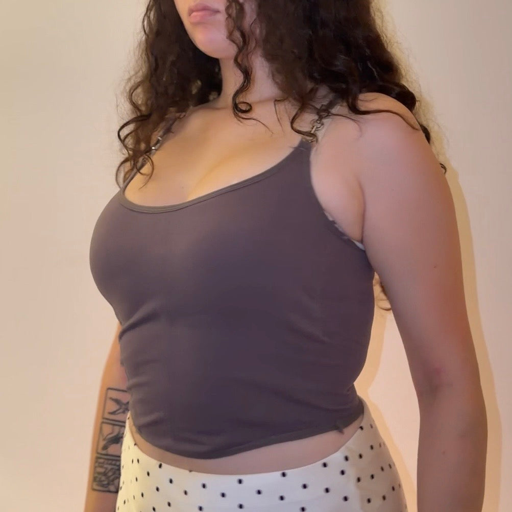 Brown top - Size S