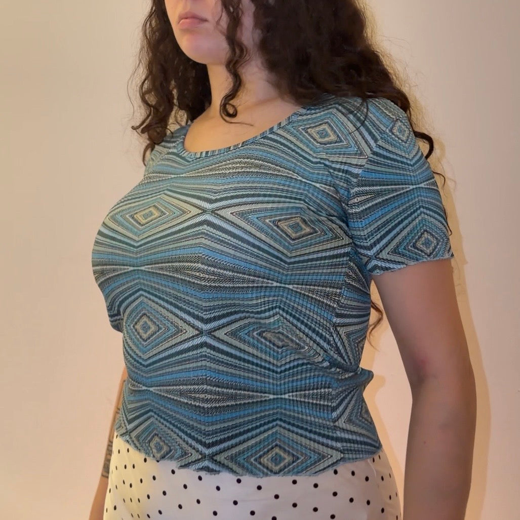 Short Sleeve blue t-shirt - Size S