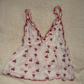 White and red cherry - Size S