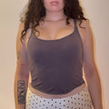 Brown top - Size S