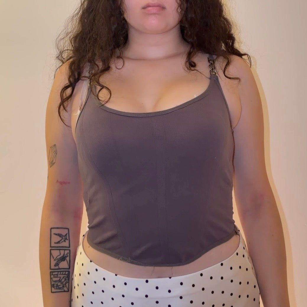 Brown top - Size S