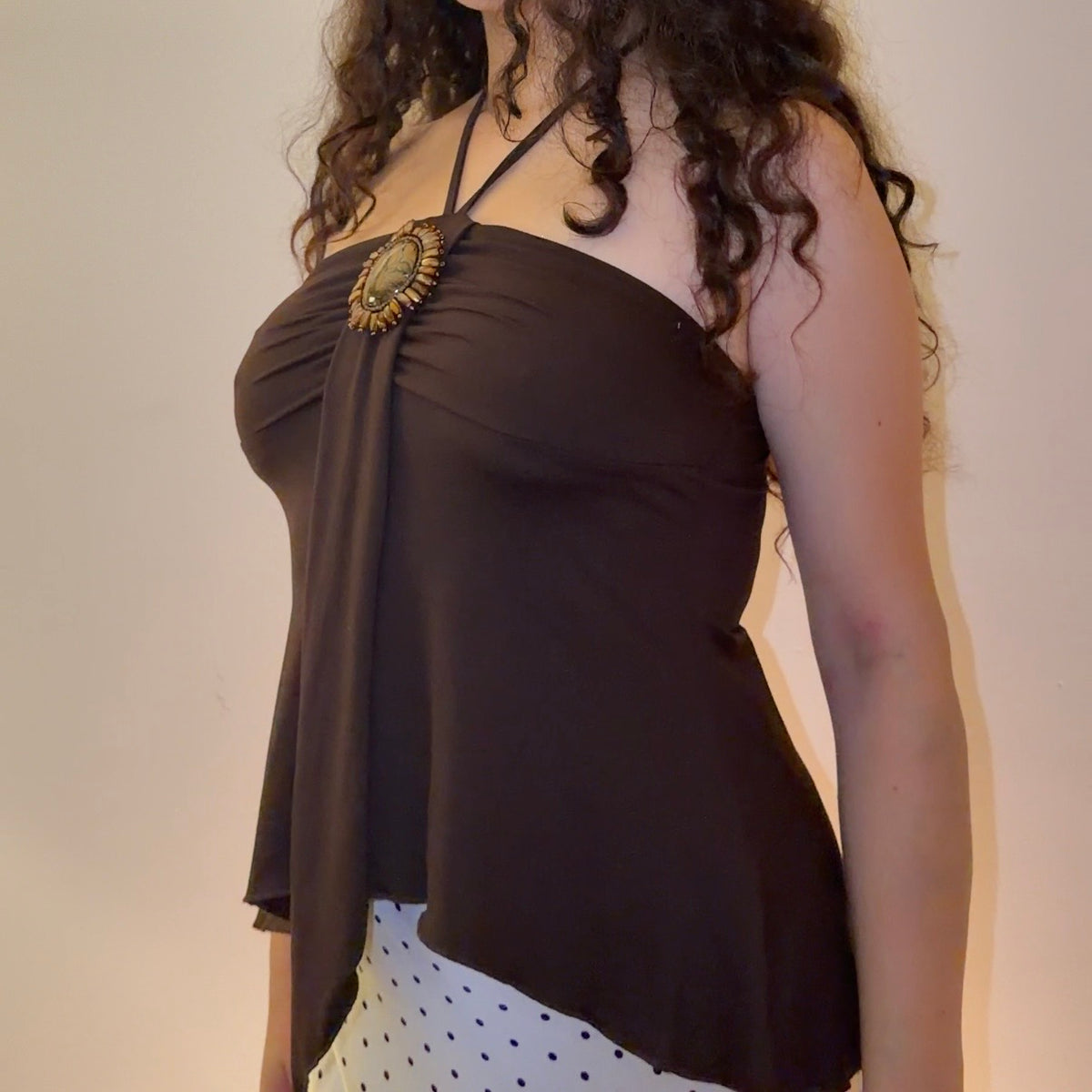 Brown Top - Size S