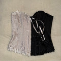 Black and White Corset - Size M