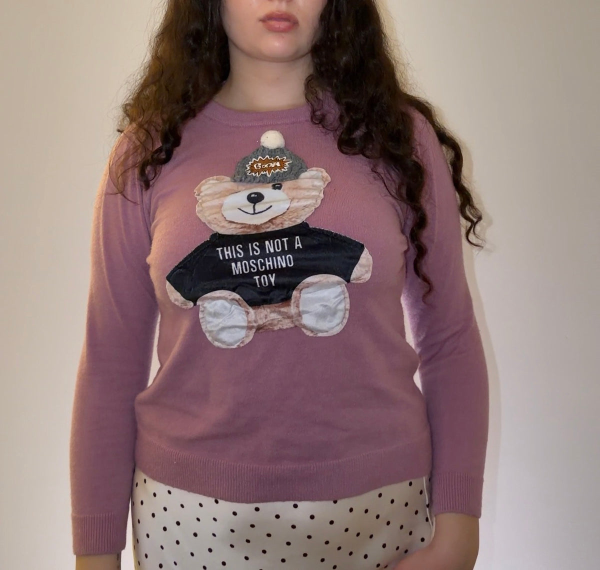 Moschino Pink Sweater - Size S