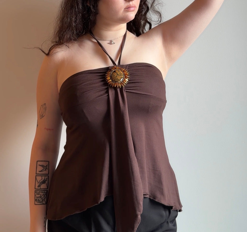 Brown Top - Size S