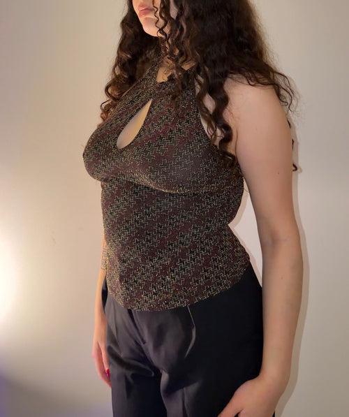 Brown Top - Size S