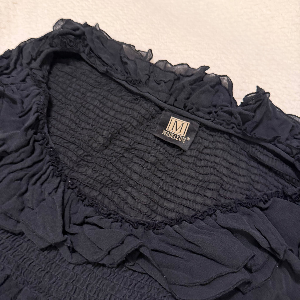 Black Madeline Top - Size S/M