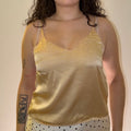 La Perla Golden Silk Top - Size S
