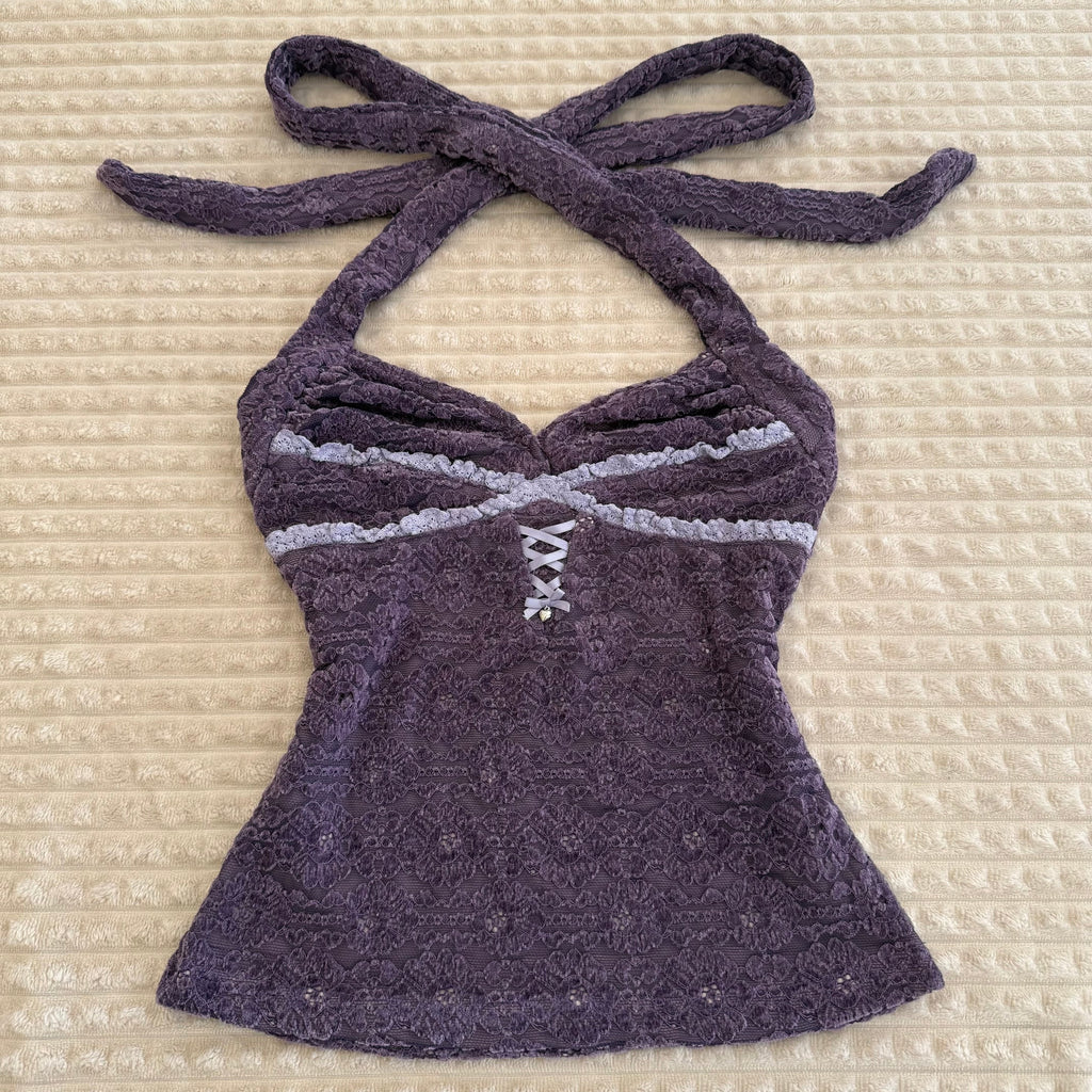 Violet Flora Top