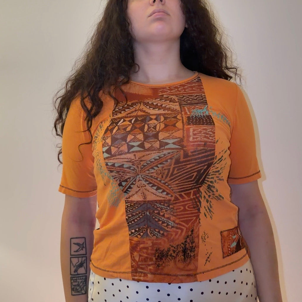 Orange T-shirt - Size M