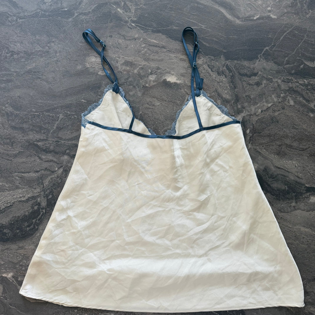 Pearl and Blue Top - Size S/M