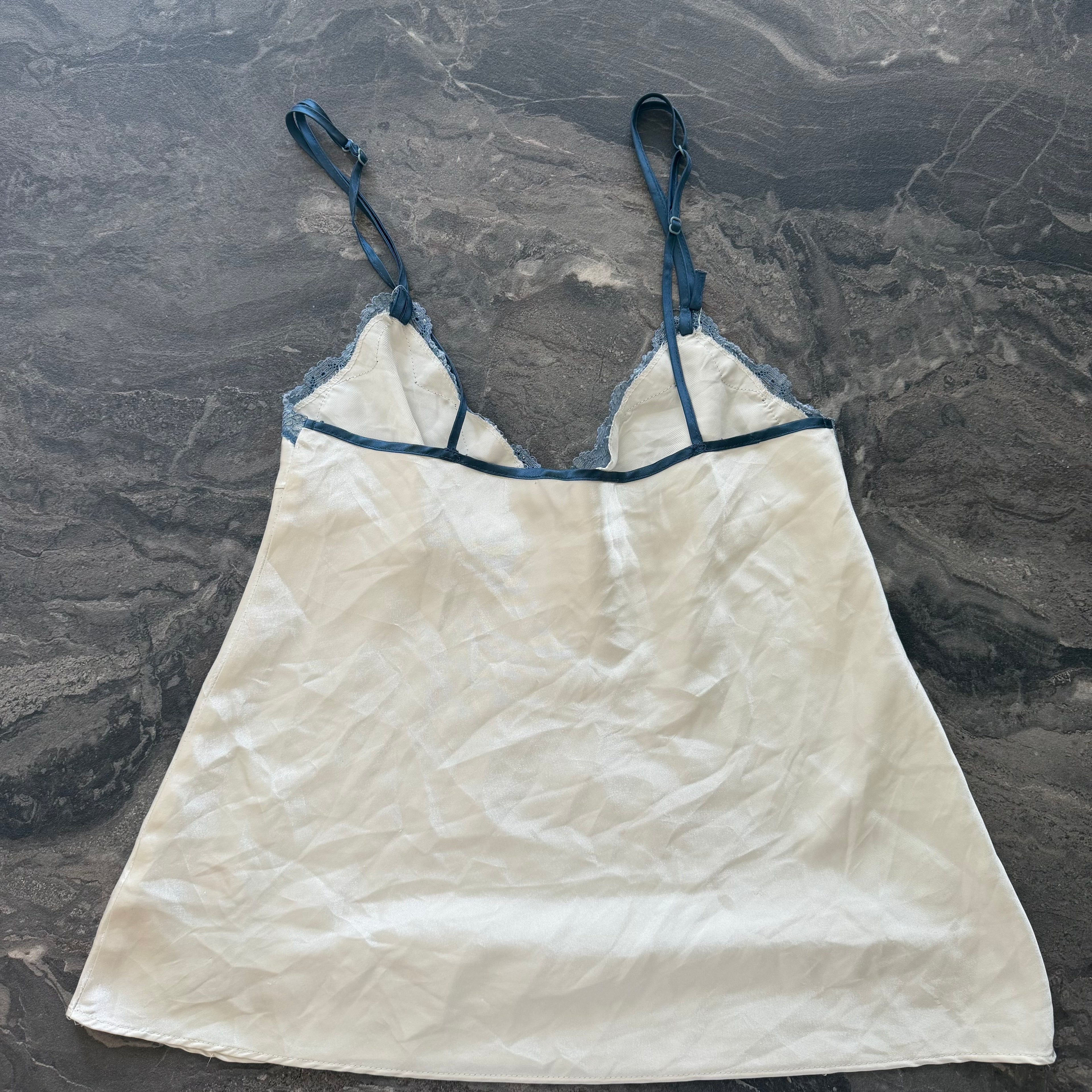 Pearl and Blue Top - Size S/M
