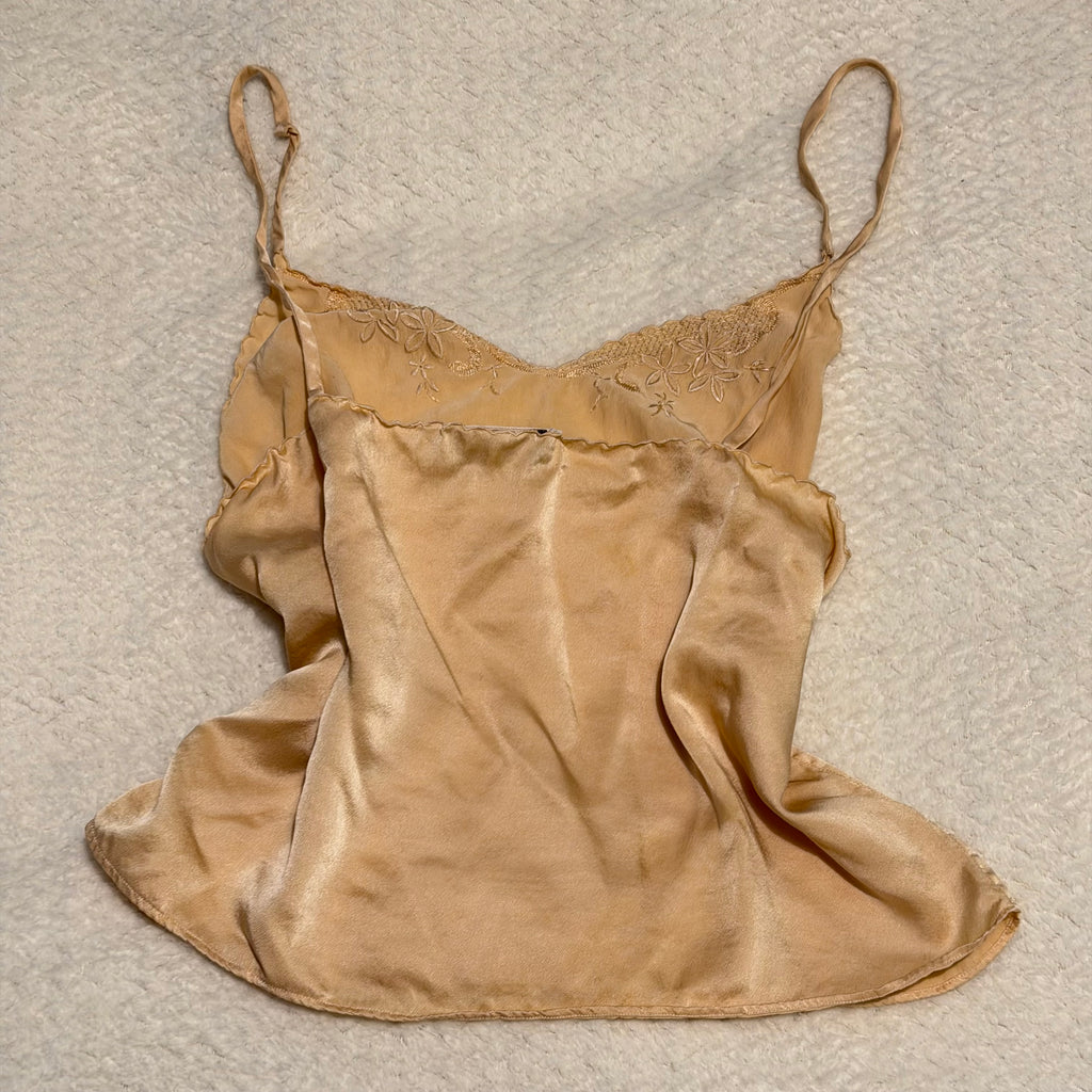 La Perla Golden Silk Top - Size S