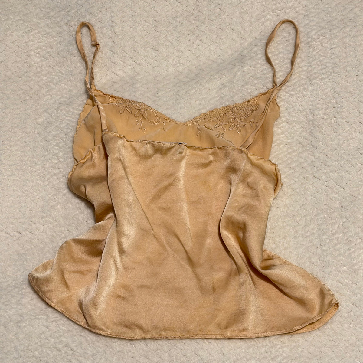 La Perla Golden Silk Top - Size S